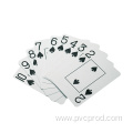 Jumbo index PVC plastic playing cards